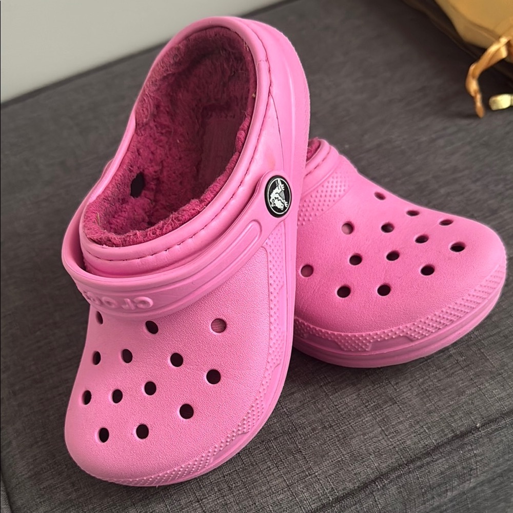 Crocs Kids Pink Clogs